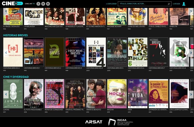 CINE.AR PLAY se consolida como una de las revelaciones de este tiempo de pandemia