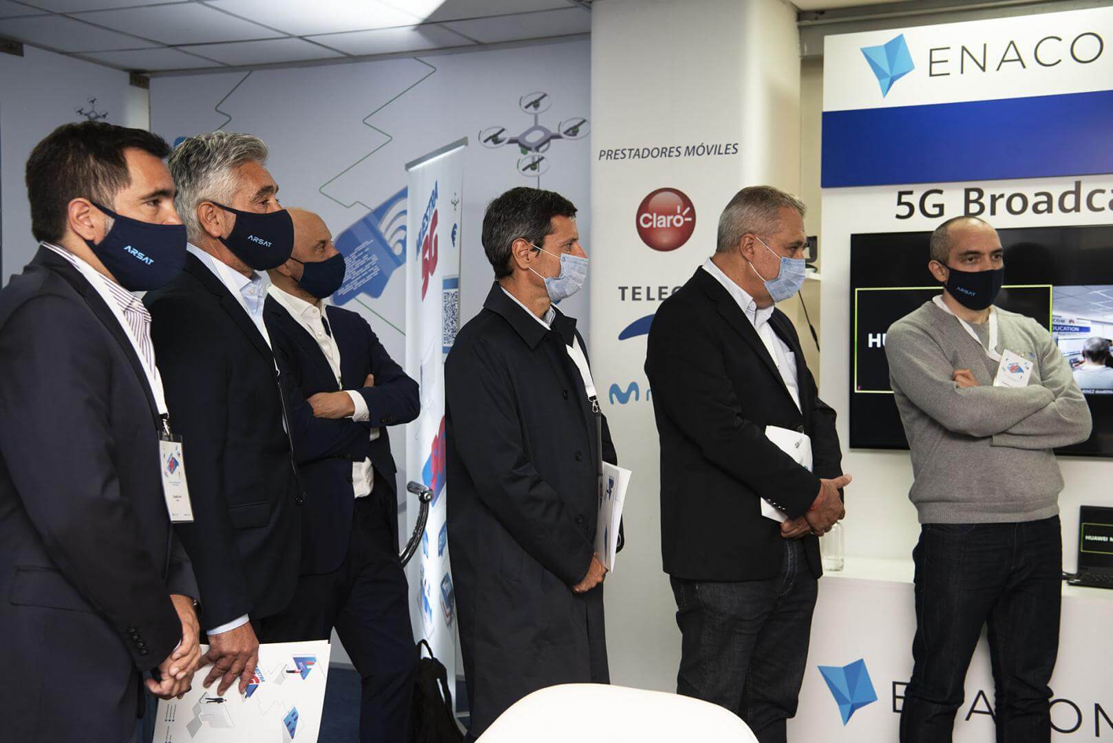 Participamos de las demostraciones de tecnología 5G organizada por ENACOM