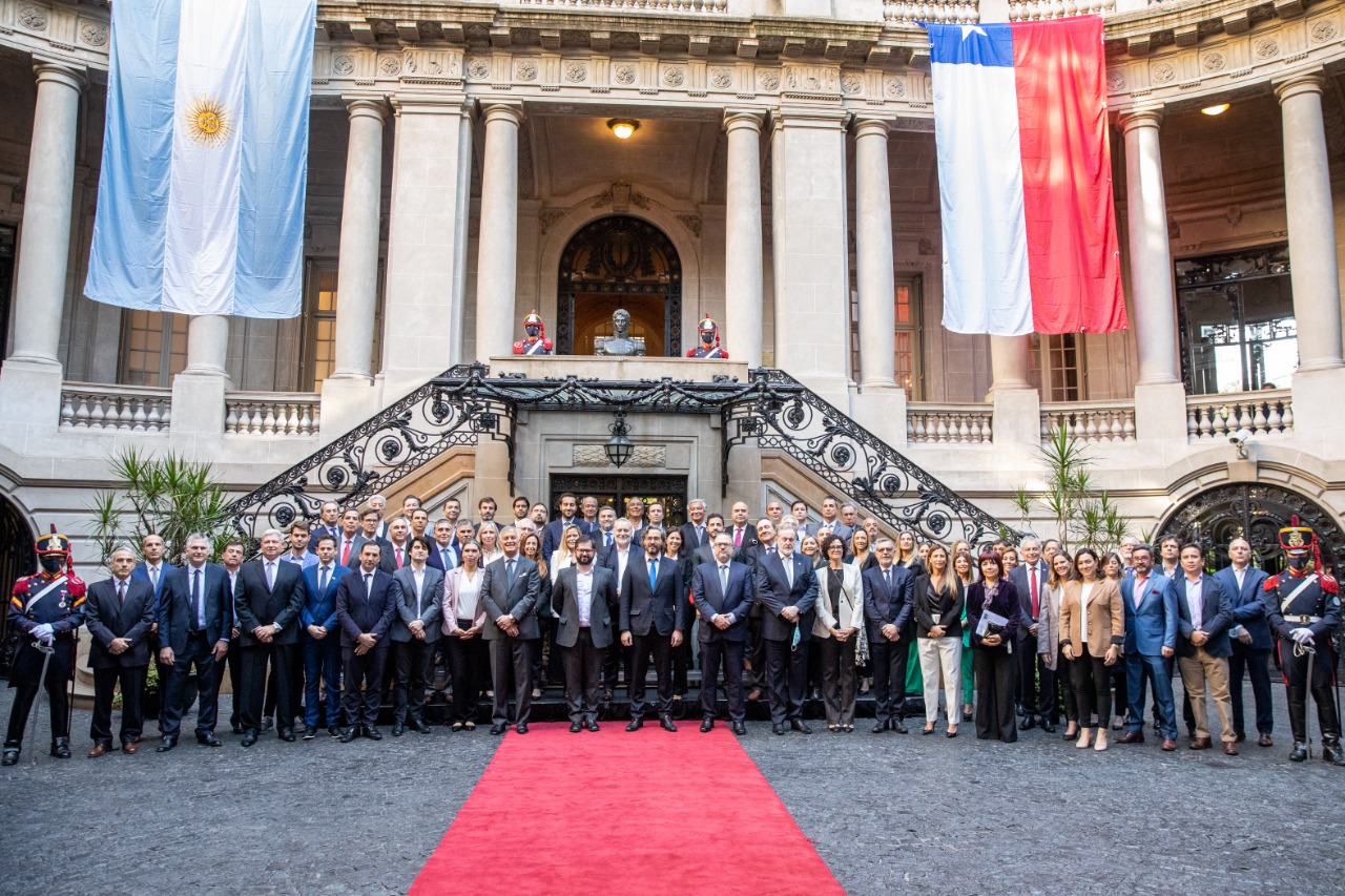 Participamos en Cancillería de un encuentro con el presidente de Chile